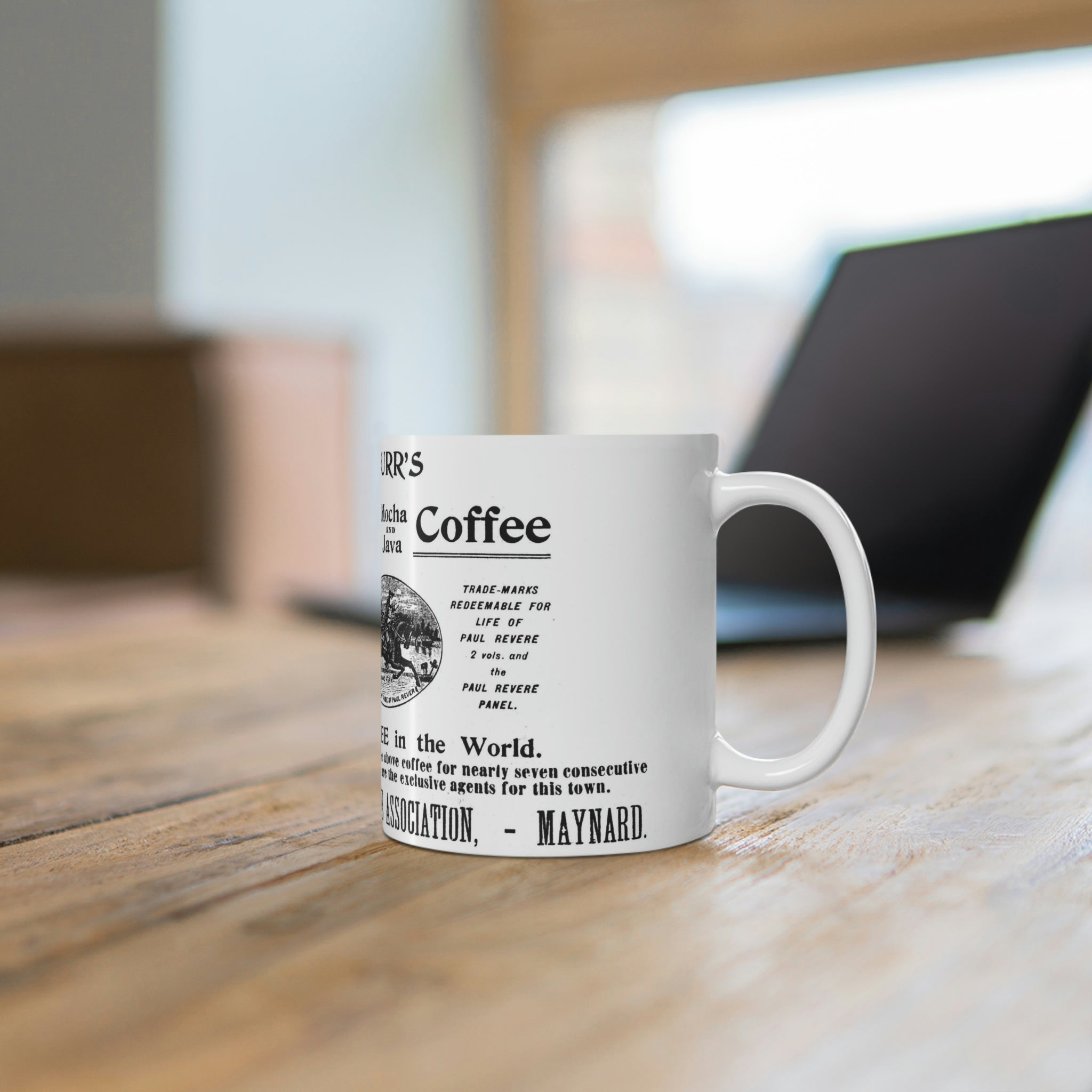 Newspaper Coffee Ads Coffee Mugs