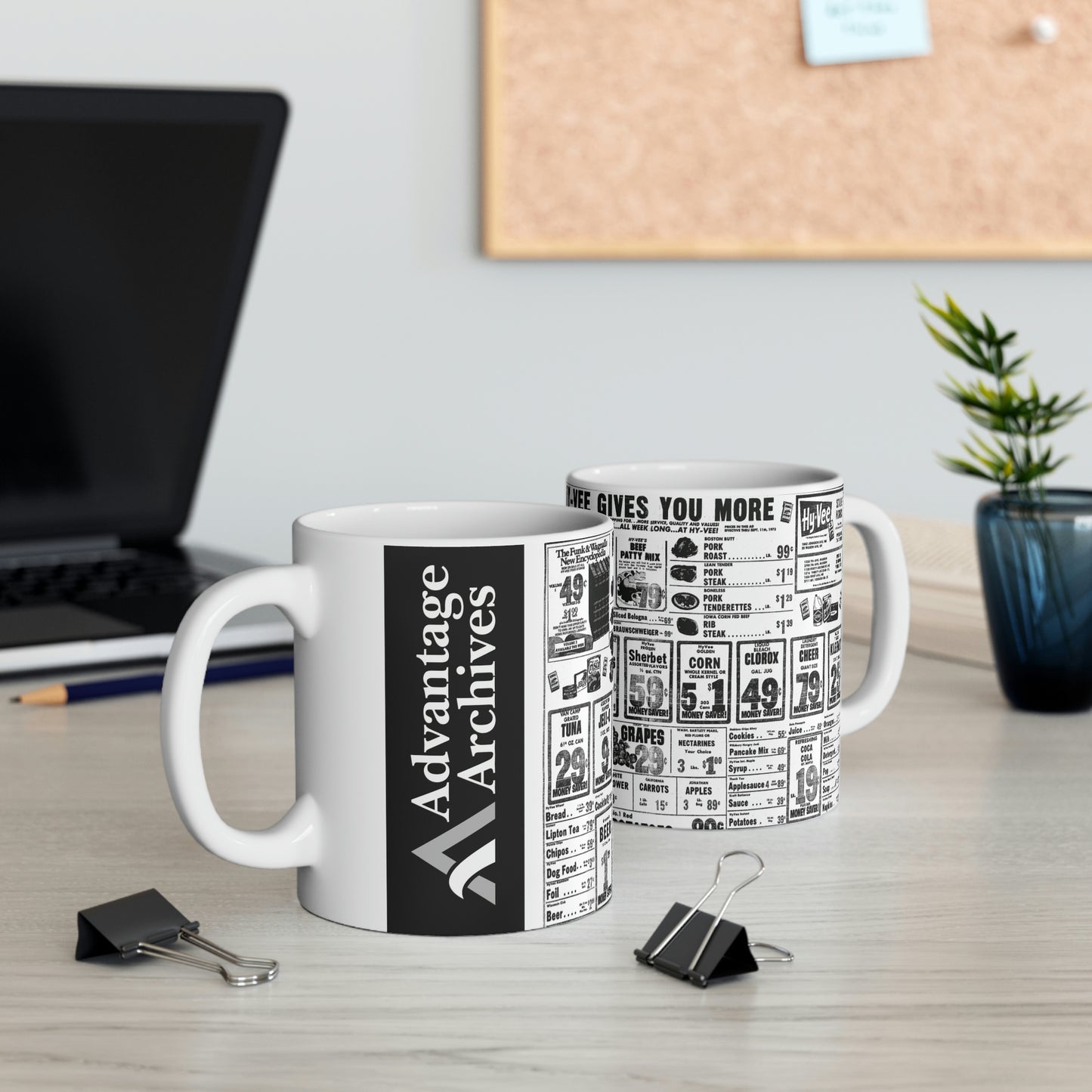 "Midwest Grocery Store" Newspaper Ad Mug