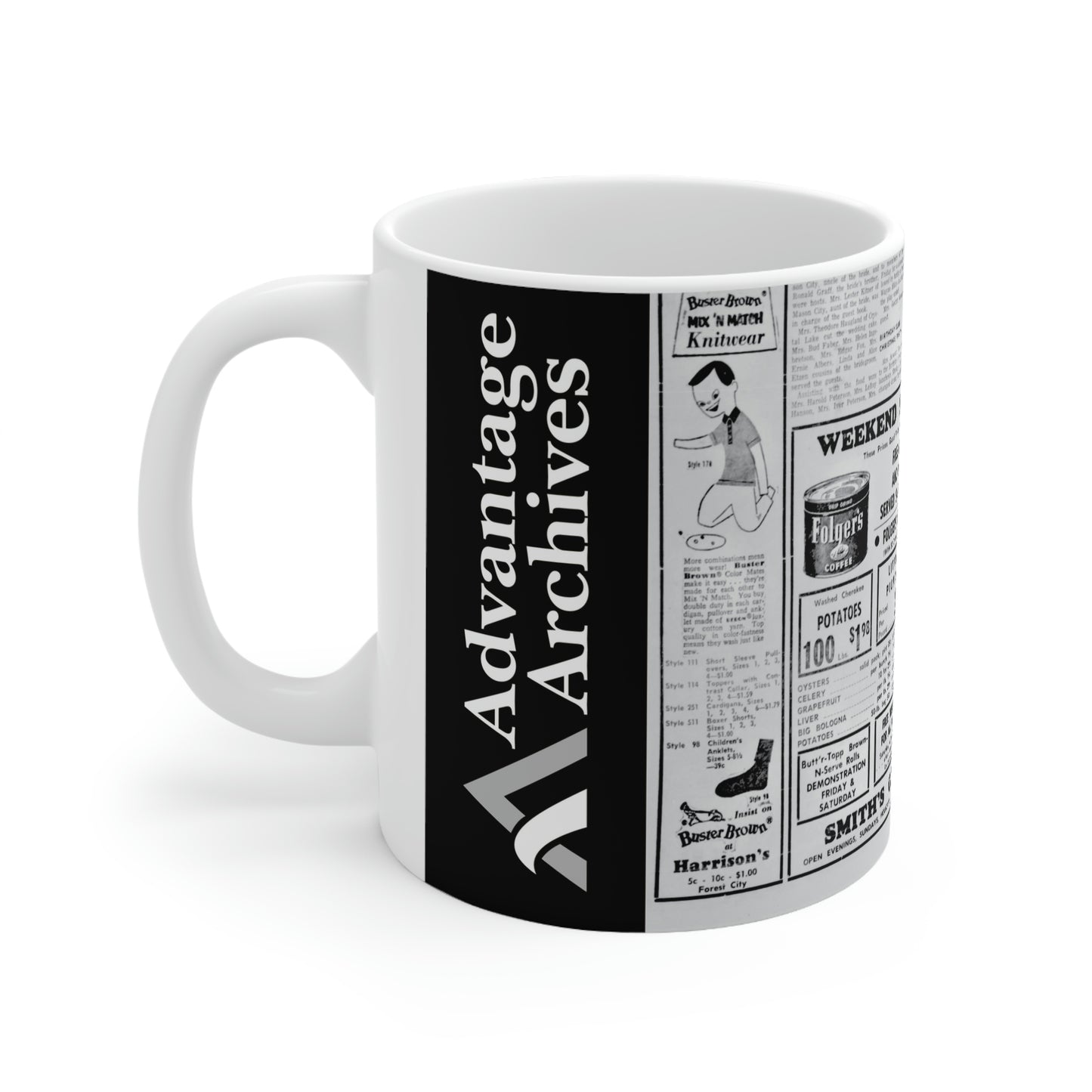 "Zenith Television" Newspaper Ad Mug