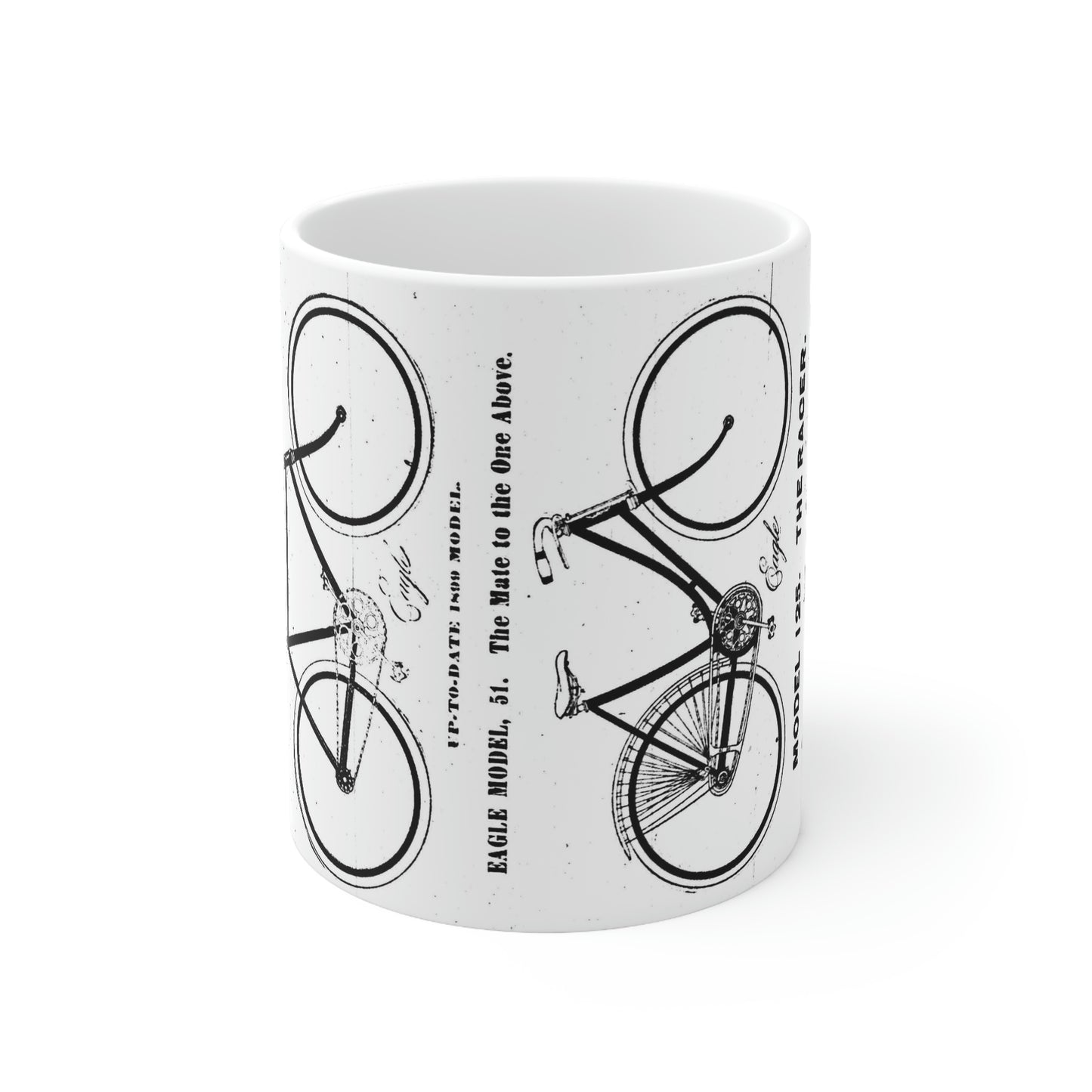 "Eagle Bicycle" Newspaper Ad Mug