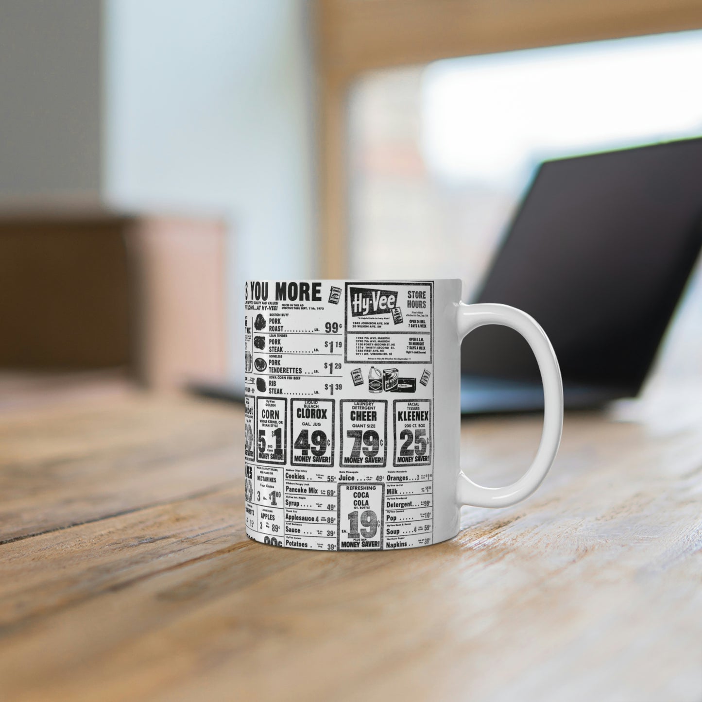 "Midwest Grocery Store" Newspaper Ad Mug