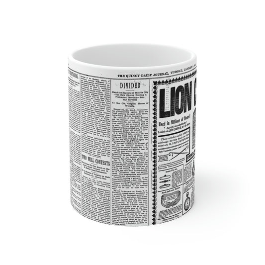 "Lion Coffee" Promotional Ad Coffee Mug